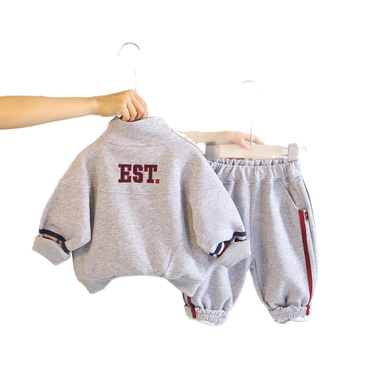Shoulder bag long sleeved three piece set for baby children's clothing