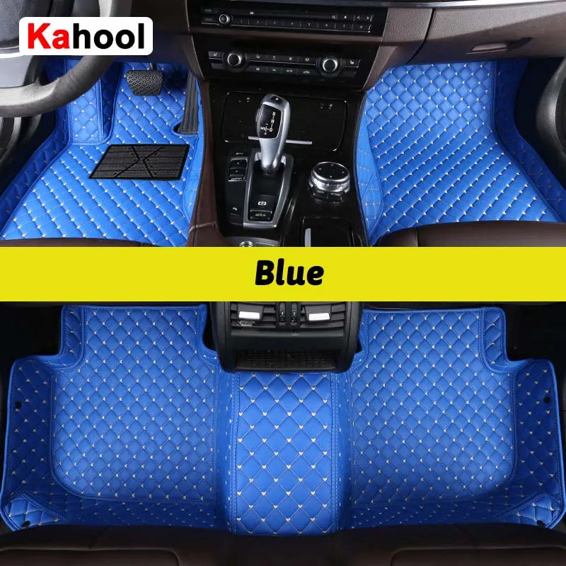 KAHOOL Custom Car Floor Mats For BYD Atto 3 Dolphin Seal F0 F3 F6 E6 G3 G6 S6 Song Qin Auto Carpets Foot Coche Accessorie