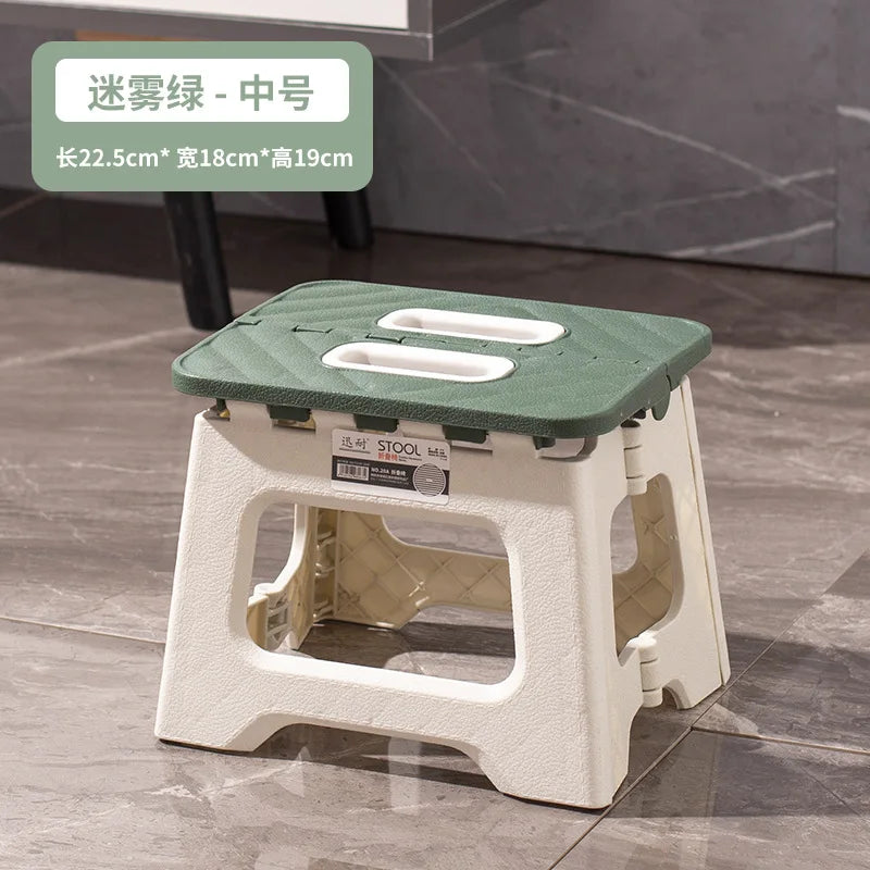New Adult Children Portable Folding Stool Thickened Plastic Saddle Chair for Outdoor Activities and Fishing Gifts Party Favors