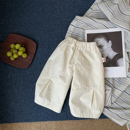 Casual Cartoon Print Tee Denim Jacket  Pants 3-Piece Outfit for Boys