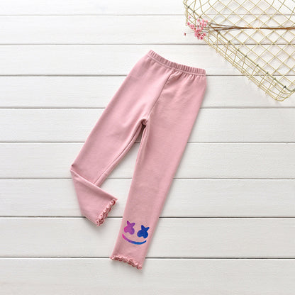 Middle and young children's wooden ear leggings