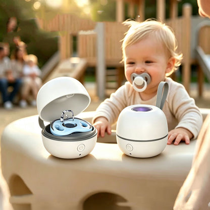 Portable pacifier sterilizer