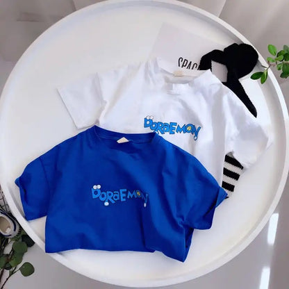 Children's Cute Cartoon Short Sleeve T-Shirt Kids' Unisex Top