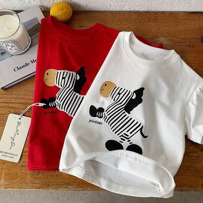 Children's Short Sleeve T-Shirt  Kids Top