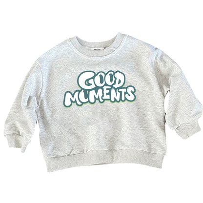 Fleece Lined Unisex Kids Round Neck Sweatshirt