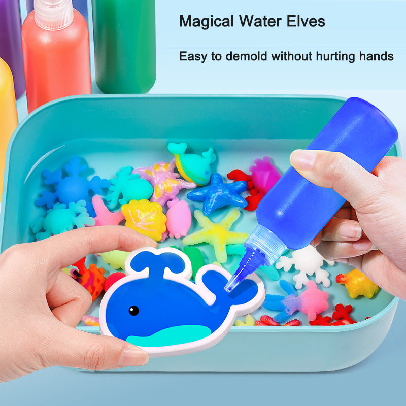 Children's Magical Water Elf Mold Puzzle Toy