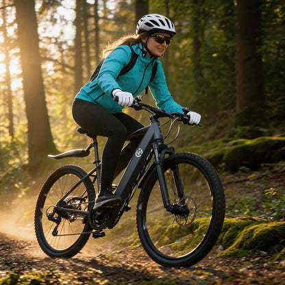 UK‑Spec Heavy‑Duty Mountain Off‑Road Electric Bicycle, 26in Wheels Strong Motor Pedal Assist E‑Bike, Removable Large Battery for Extended Riding Range, Optimized for Cross‑Country Adventure & Urban Daily Commute, 24hr Online After‑Sales Support, UK
