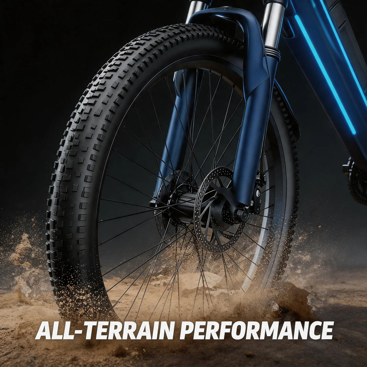 Adult Electric Mountain Bike M-DING 250W Motor 36V13Ah Long Lasting Battery 26 Inch Tire Outdoor Sport Commuter E-Bike