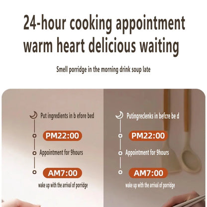 6L Smart Electric Pressure Cooker & Rice Cooker Stainless Steel Body 24 Hours Delay Timer Multi-function Soup Stew Yogurt Maker