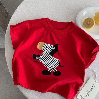 Children's Short Sleeve T-Shirt  Kids Top