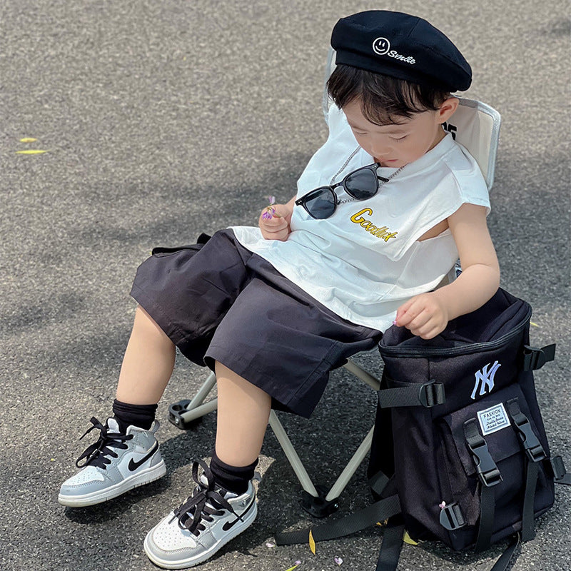 Baby Kids Sleeveless T-Shirt Casual Stylish Unisex Vest Top  Clothing