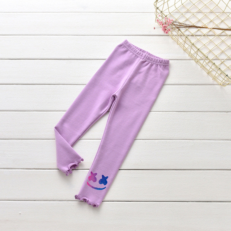 Middle and young children's wooden ear leggings