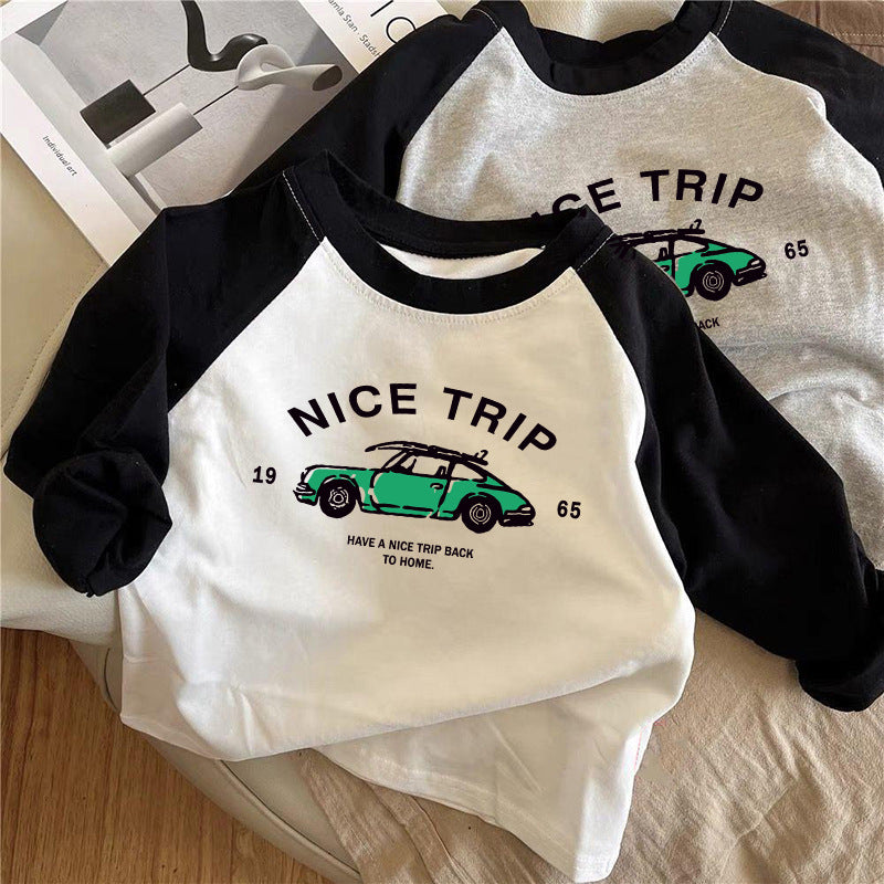 children's Long Sleeve T-Shirt for Boys and Girls