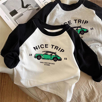 children's Long Sleeve T-Shirt for Boys and Girls
