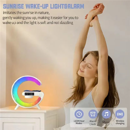 Multifunction 3-in-1 G - Shape Bedside Lamp.