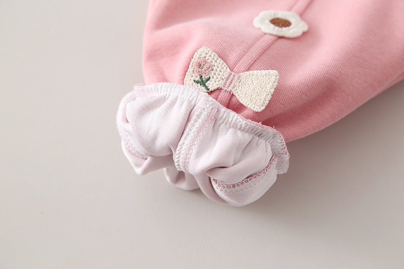 Children's striped casual long sleeved two-piece set baby autumn clothes