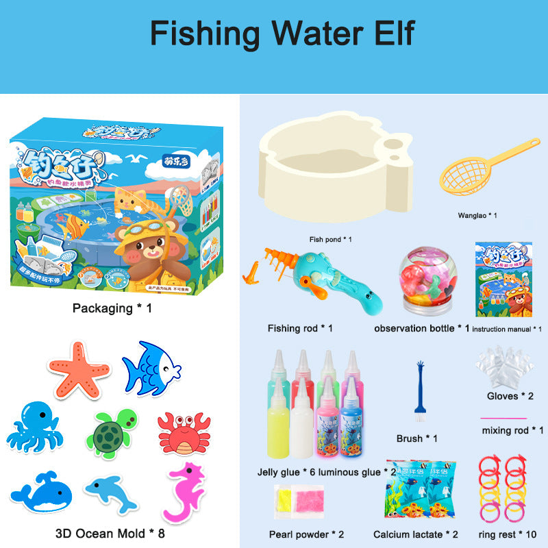 Children's Magical Water Elf Mold Puzzle Toy
