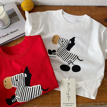 Children's Short Sleeve T-Shirt  Kids Top