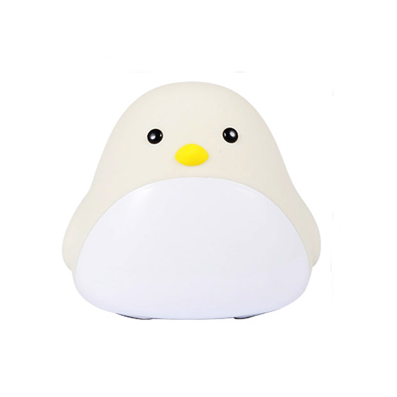 Time Bird LED Bedside Alarm Clock with Night Light – Cartoon Quiet Electronic Clock with USB Charging for Bedroom, Student Desk & Dormitory