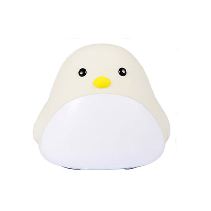 Time Bird LED Bedside Alarm Clock with Night Light – Cartoon Quiet Electronic Clock with USB Charging for Bedroom, Student Desk & Dormitory