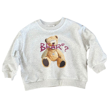 Fleece-Lined Unisex Kids' Crewneck Hoodie