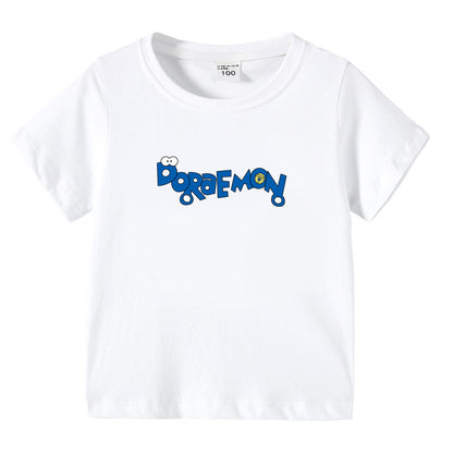 Children's Cute Cartoon Short Sleeve T-Shirt Kids' Unisex Top
