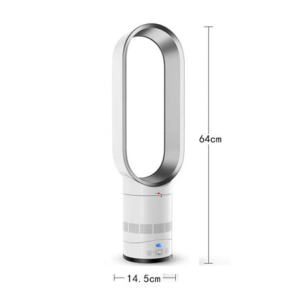 2025 New 16" Bladeless Tower Fan with Remote, Quiet Floor Fan for Home