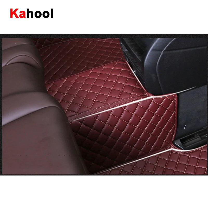 KAHOOL Custom Car Floor Mats For BYD Atto 3 Dolphin Seal F0 F3 F6 E6 G3 G6 S6 Song Qin Auto Carpets Foot Coche Accessorie