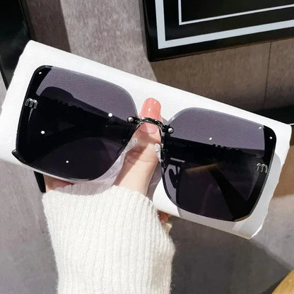 Luxury Vintage Square Sunglasses for Women – Fashion Designer UV Protection Driving Glasses
