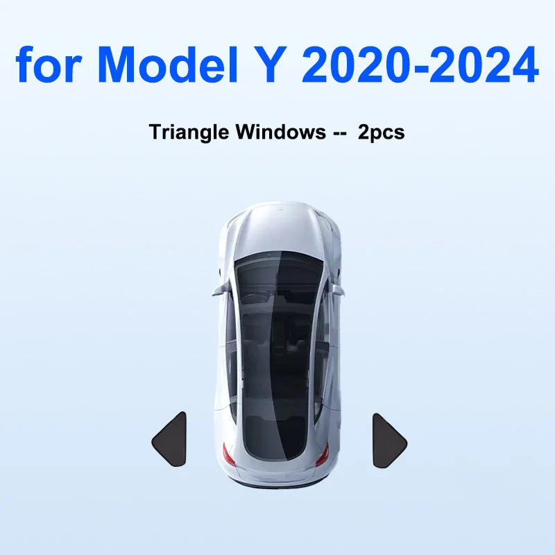 Sun Shade for Tesla Model Y Juniper 2025-2020 Car Windshield Sunshade Cover Front Side Window Privacy Blind Shading for Camping