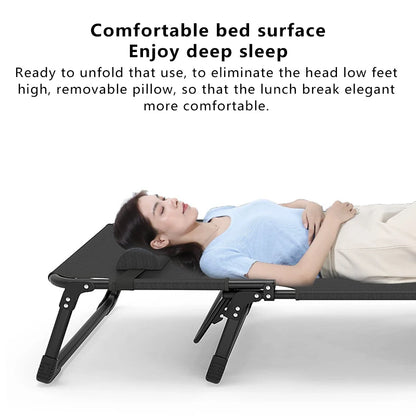 Household Portable Folding Bed Outdoor Travel Camping Bed Single Single Person Lunch Break Bed Multifunctional Reclining Chair