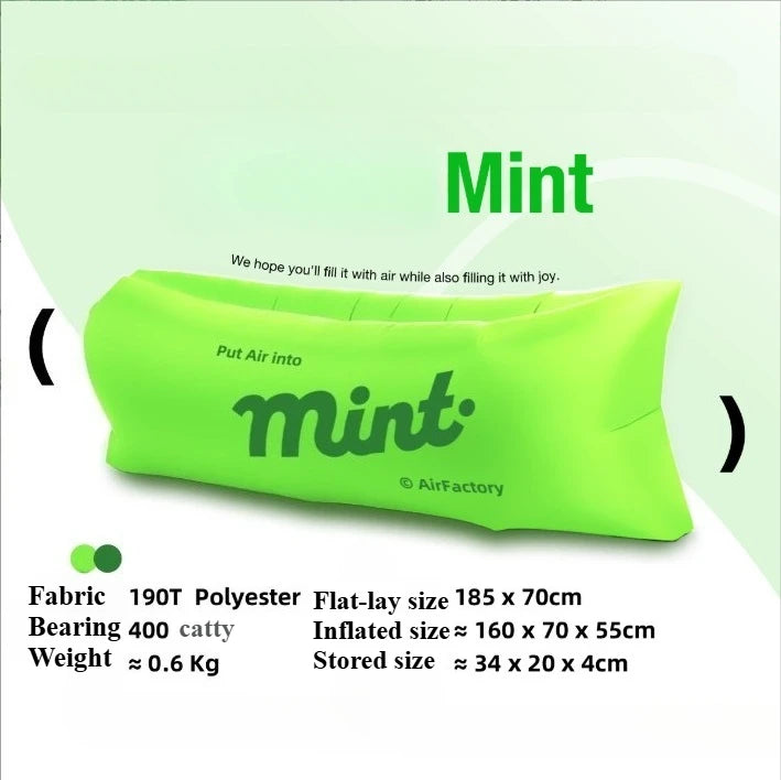 Outdoor Portable Inflatable Sofa Foldable Beach Park Inflatable Bed Grassland Music Festival Camping Supplies Birthday Gift