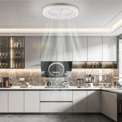 49x49cm Modern Ceiling Fan with Light 6 Speeds Reversible Low Profile Ceiling Fan Light 3CCT LED Dimmable Flush Mount Ceiling Fans with Lights Timing Ceiling Fans Light with Remote for Living Room Kitchen Bedroom And Office