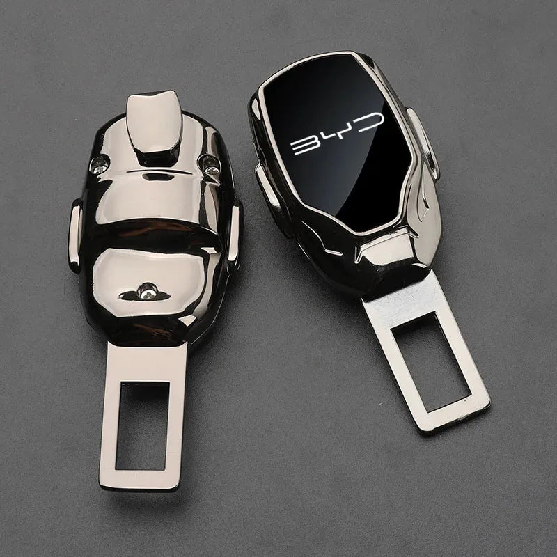 Car Seat Belt Extension Plug Metal Seat Belt Clip Adjustable Extender for BYD Atto Tang F3 E6 Yuan Song Qin Pro Auto Accessories