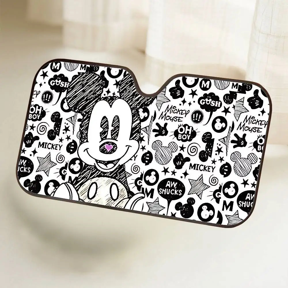 Cartoon M-Mickey Mouse Car SunShade Windscreen Cover Windshield Car Window Sun Shade Auto Visor Car Accessories
