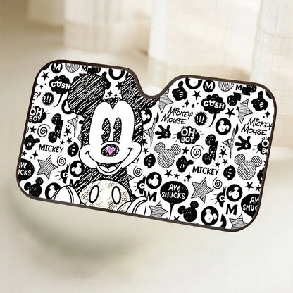 Cartoon M-Mickey Mouse Car SunShade Windscreen Cover Windshield Car Window Sun Shade Auto Visor Car Accessories