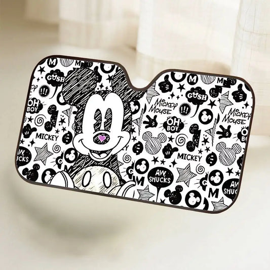 Cartoon M-Mickey Mouse Car SunShade Windscreen Cover Windshield Car Window Sun Shade Auto Visor Car Accessories