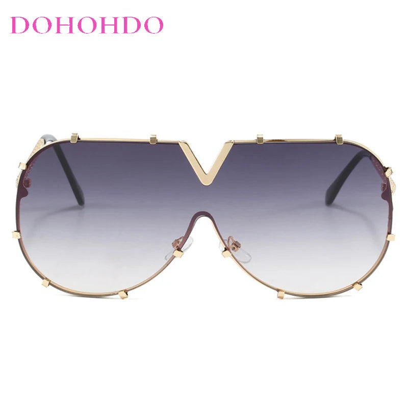 2026 Metal Oversized Pilot Outdoor Sunglasses Fashion Women Men Sunglasses Female Driving Cycling Travel Windproof Goggles UV400
