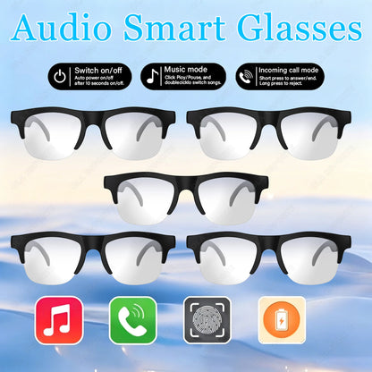 New 2026 Camera AI Smart Glasses Touch Control Photo Recording Translator Voice Assistant Music Wireless Bluetooth Sunglasses