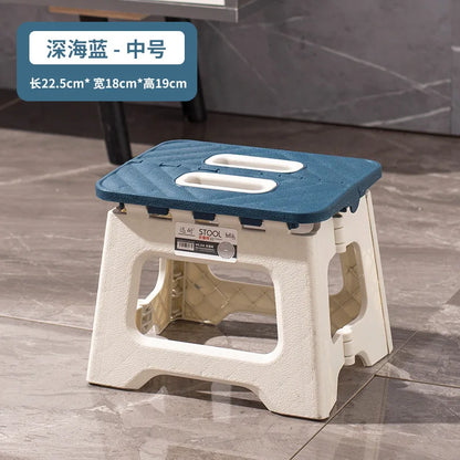 New Adult Children Portable Folding Stool Thickened Plastic Saddle Chair for Outdoor Activities and Fishing Gifts Party Favors