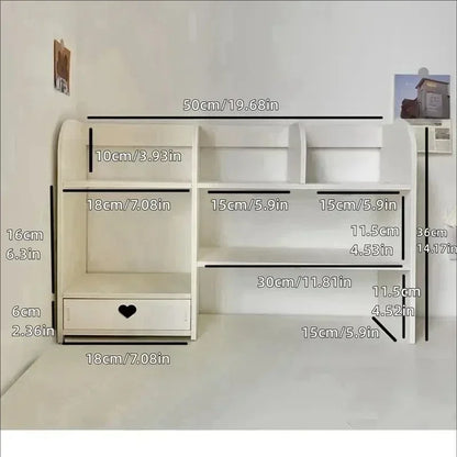 3 Tier Double Layer PP Desktop Organizer Stationery Storage Box Office School Study Desk Holder