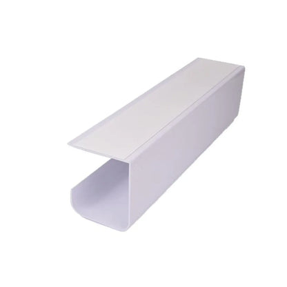 PVC Under Desk Cable Management Tray Large Capacity Easy Installation No Punch Cable Organizer Adhesive Mount Minimalist Design