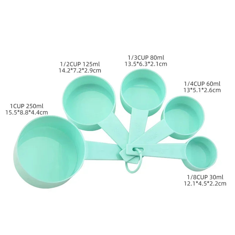 5/10pcs Multi Purpose Measuring Spoon DIY Cake Baking Measuring Cup Powder Measuring Plastic Spoon Kitchen Baking Gadgets