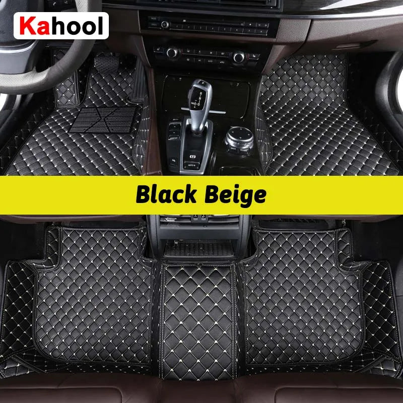 KAHOOL Custom Car Floor Mats For BYD Atto 3 Dolphin Seal F0 F3 F6 E6 G3 G6 S6 Song Qin Auto Carpets Foot Coche Accessorie