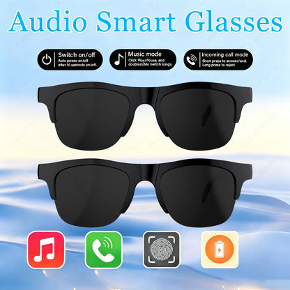 New 2026 Camera AI Smart Glasses Touch Control Photo Recording Translator Voice Assistant Music Wireless Bluetooth Sunglasses