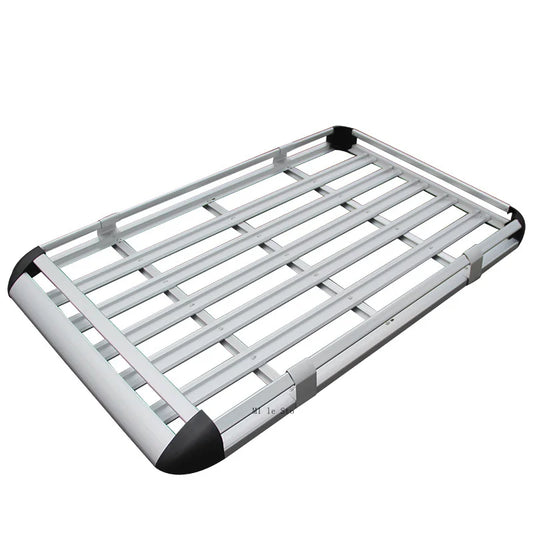 SUV Off-Road Roof Rack No Drill 7-Slat Double Layer Travel Luggage Carrier Non-Destructive Modification Car Top Shelf