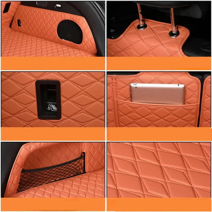 For BYD Sealion 7 2025 2024 Custom Car Boot Mat Rear Trunk Liner Cargo Leather Floor Carpet Tray Protector Accessories Mats