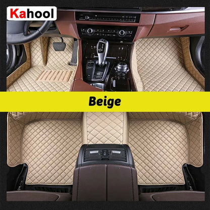 KAHOOL Custom Car Floor Mats For BYD Atto 3 Dolphin Seal F0 F3 F6 E6 G3 G6 S6 Song Qin Auto Carpets Foot Coche Accessorie