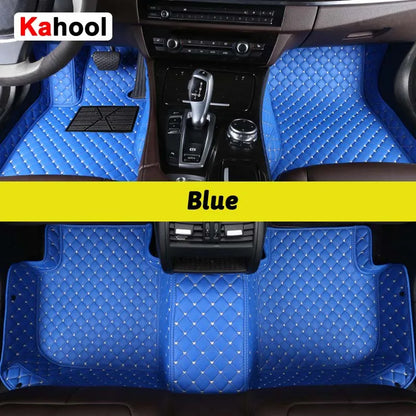 KAHOOL Custom Car Floor Mats For BYD Atto 3 Dolphin Seal F0 F3 F6 E6 G3 G6 S6 Song Qin Auto Carpets Foot Coche Accessorie