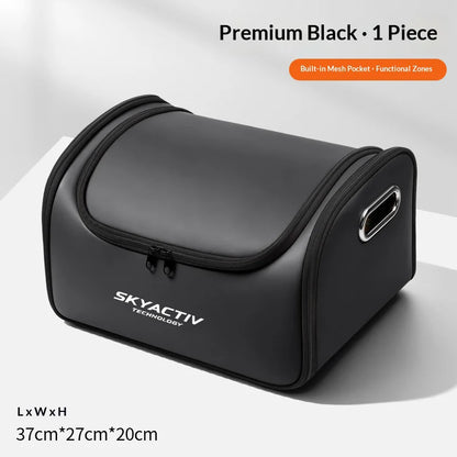 For Mazda Skyactiv Car Trunk Organizer Storage Box Seat Multifunctional Storage Bag with Built-in Pocket Auto Accessories